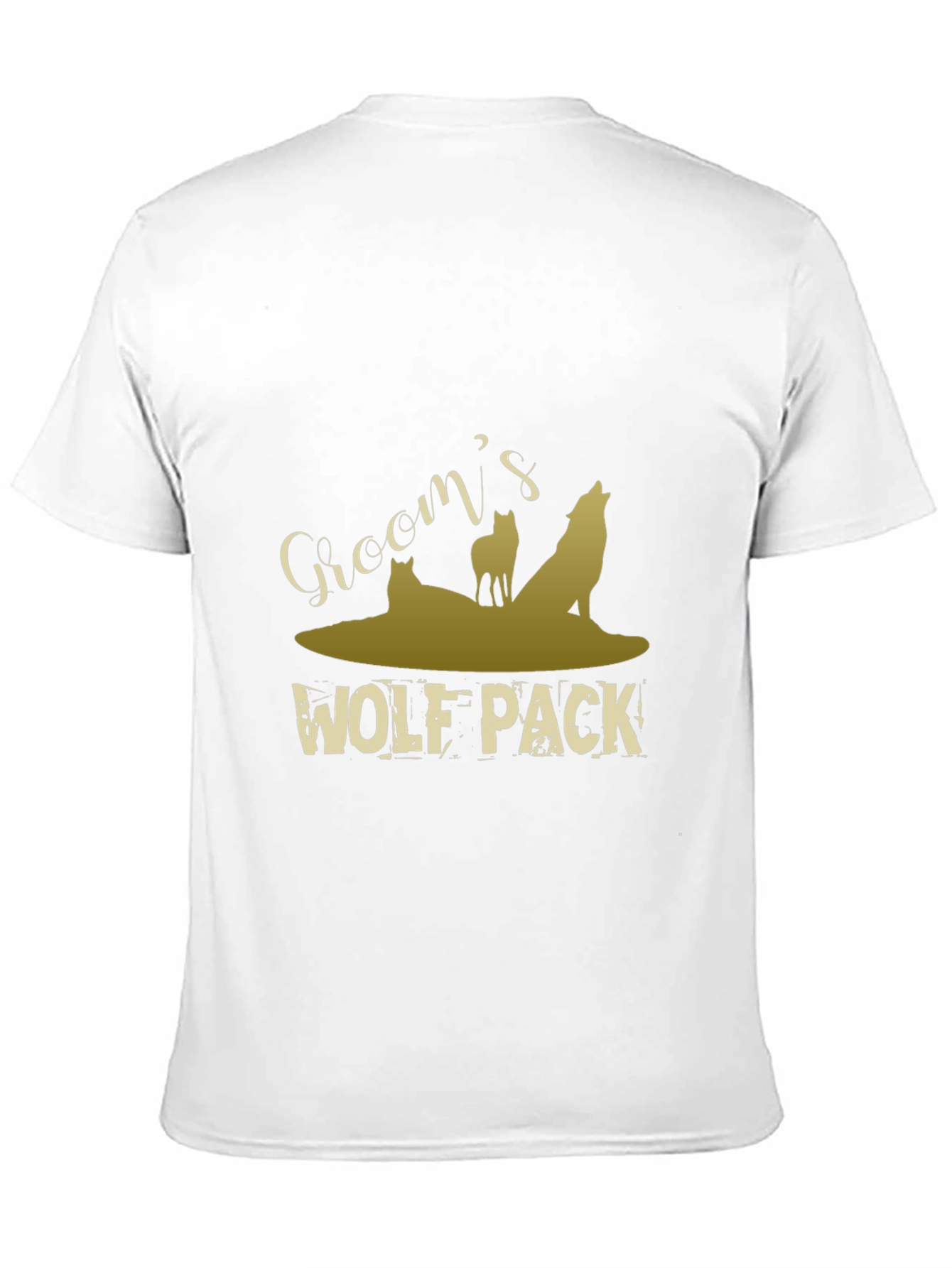 Grooms Wolf Pack Graphic T-Shirt
