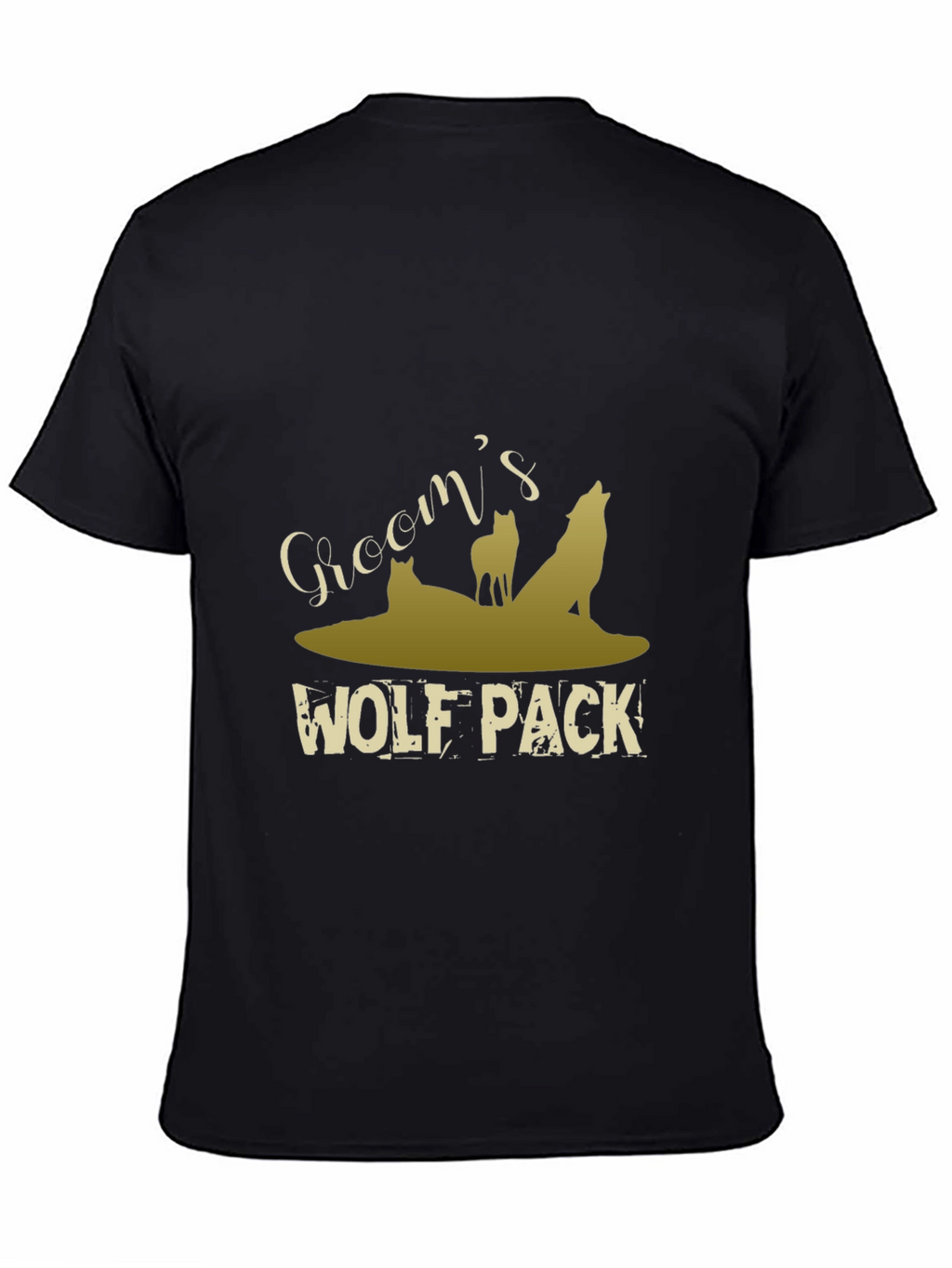 Grooms Wolf Pack Graphic T-Shirt
