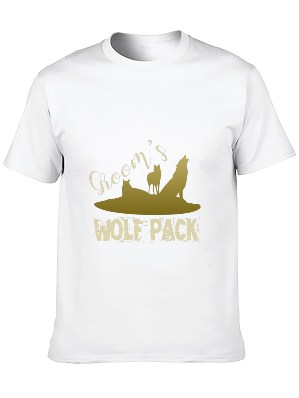 Grooms Wolf Pack Graphic T-Shirt