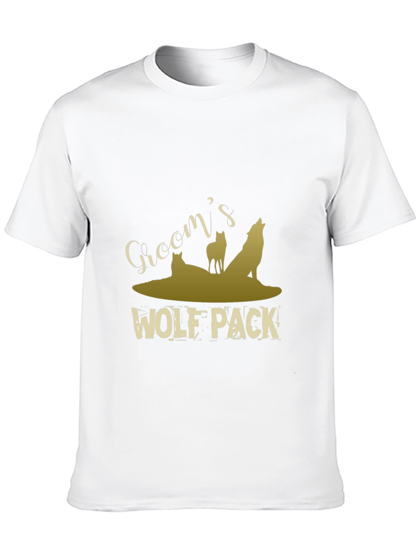 Grooms Wolf Pack Graphic T-Shirt
