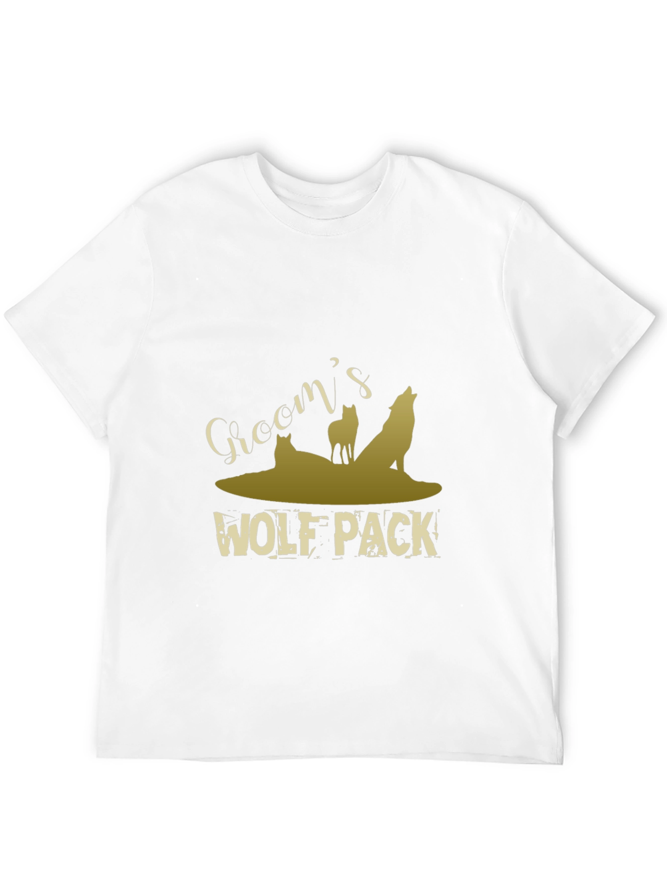 Grooms Wolf Pack Graphic T-Shirt