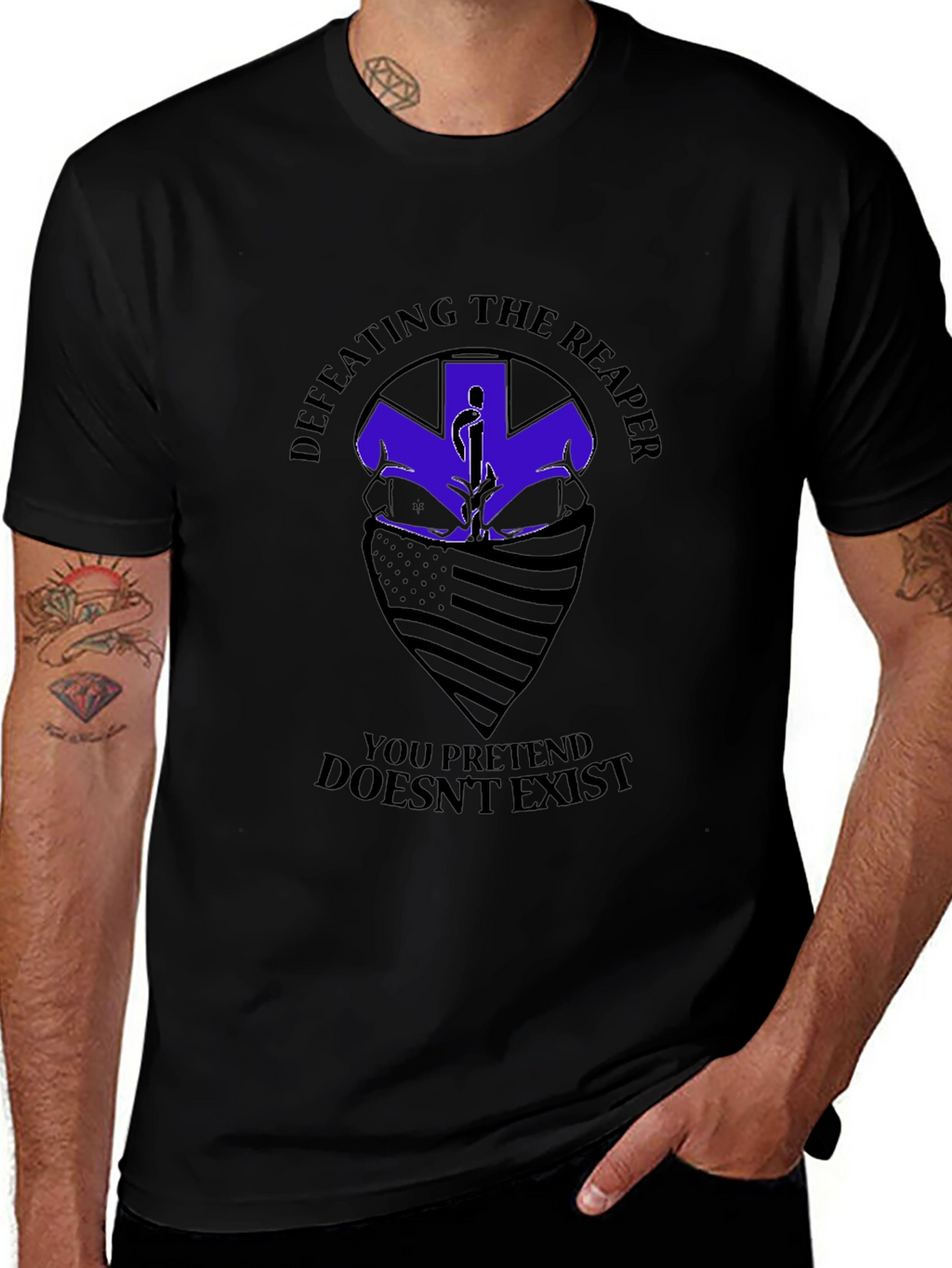 Defeating the Reaper Graphic Tee