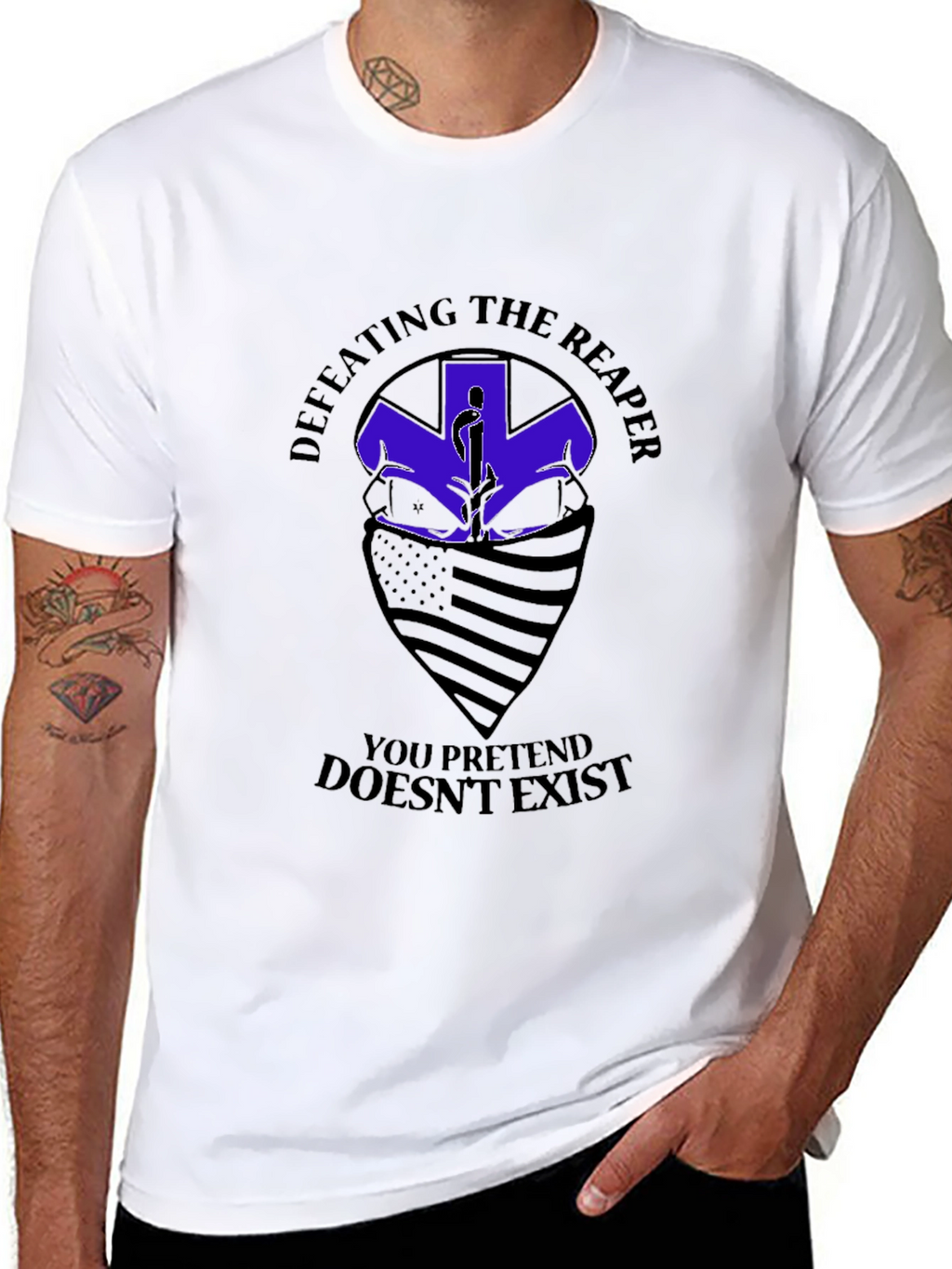 Defeating the Reaper Graphic Tee