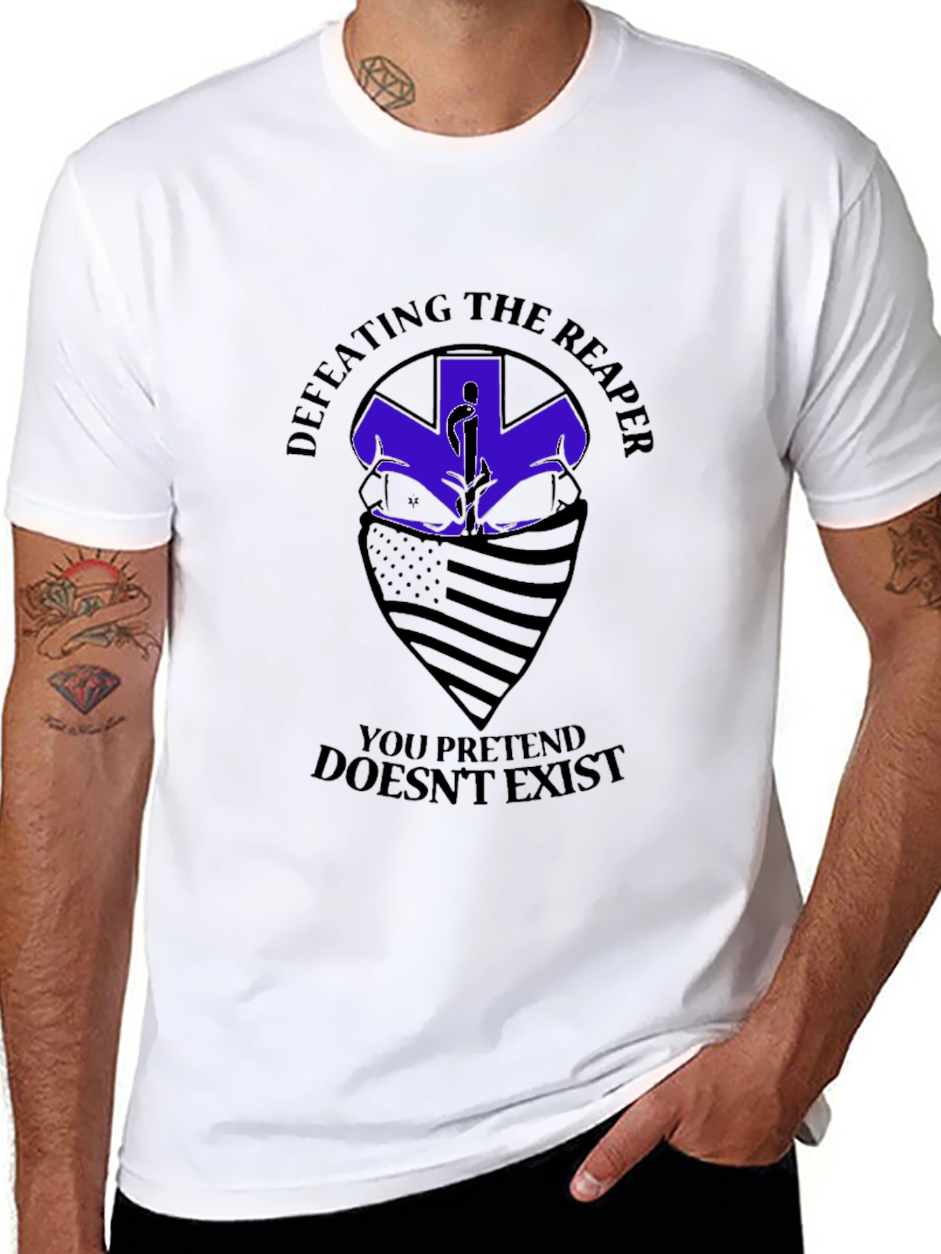 Defeating the Reaper Graphic Tee