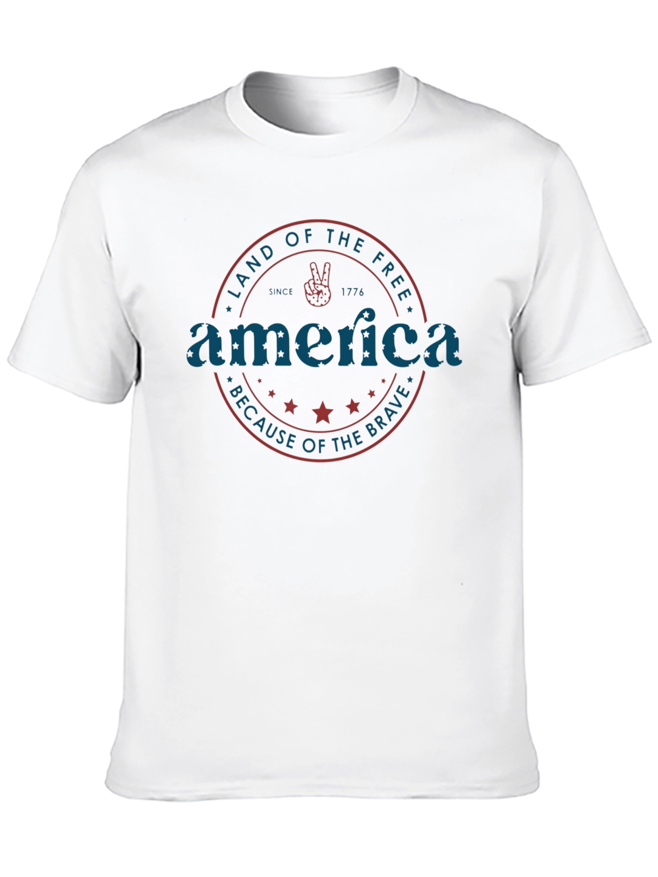 America Land of the Free Graphic Tee