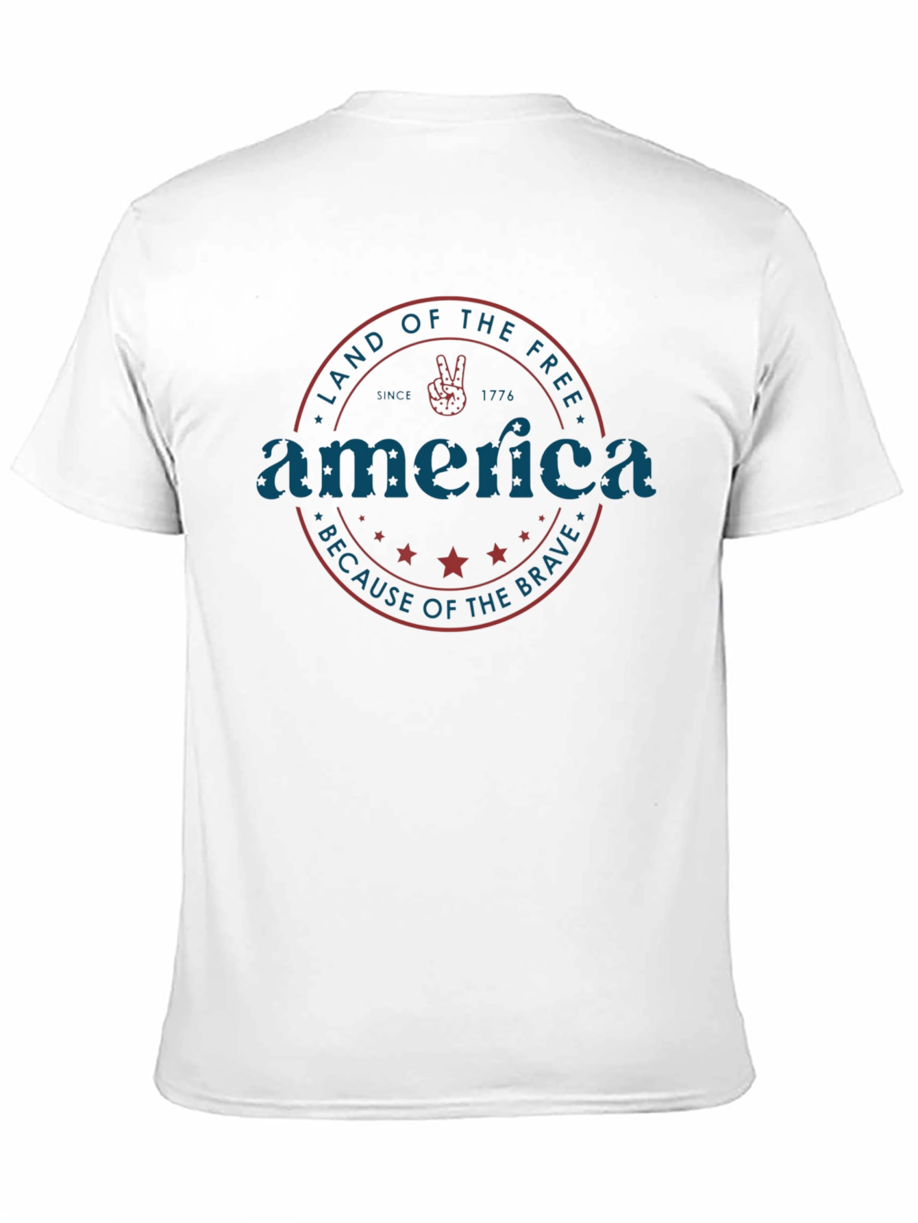 America Land of the Free Graphic Tee