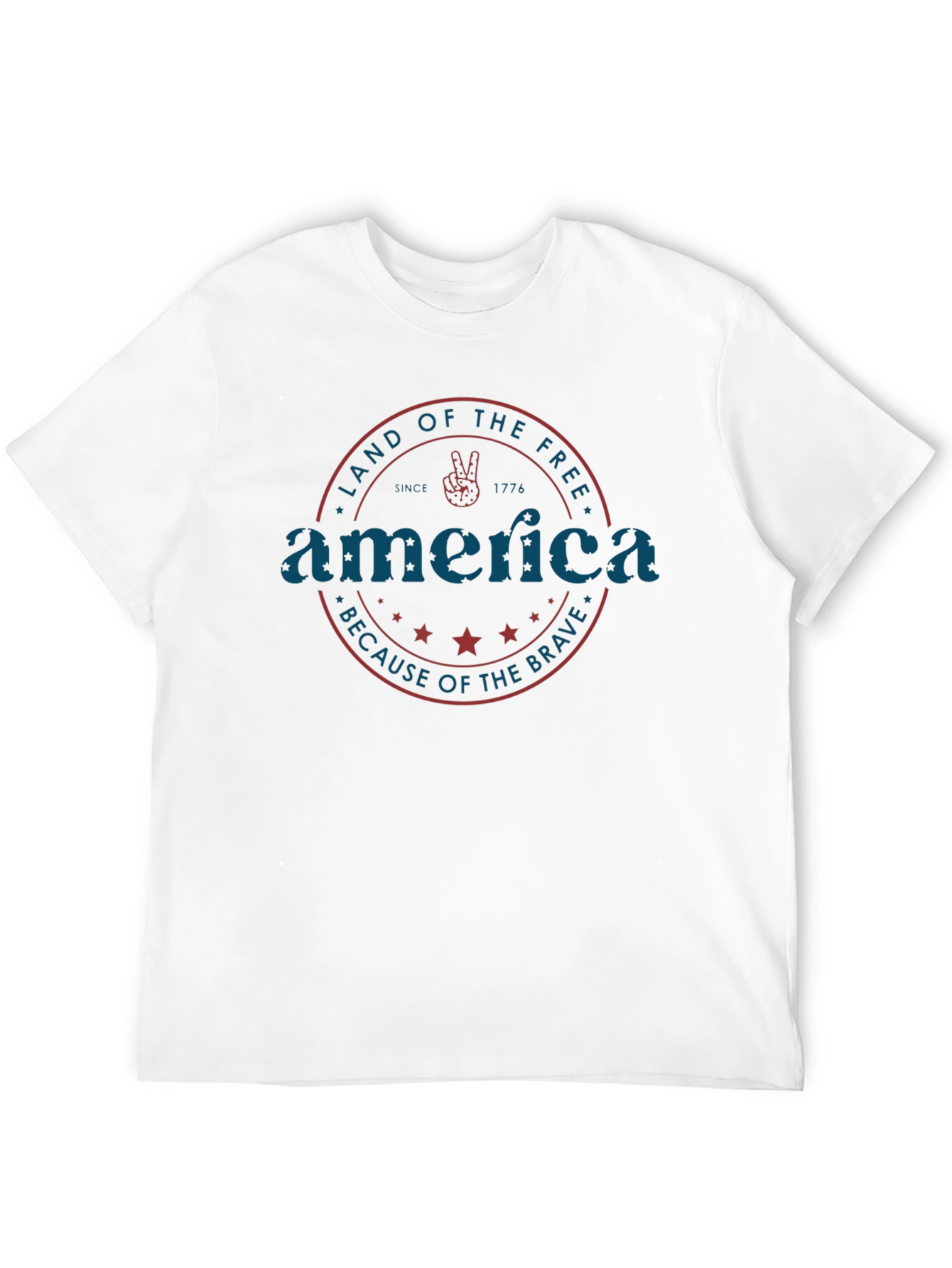 America Land of the Free Graphic Tee