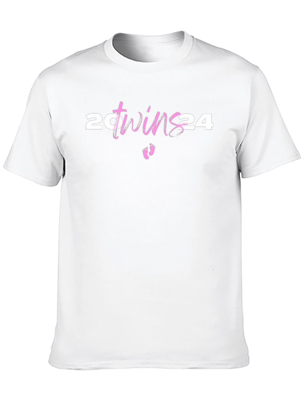 2024 Twins Baby Announcement T-Shirt