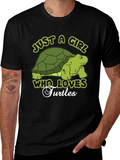 Just a Girl Who Loves Turtles T-Shirt