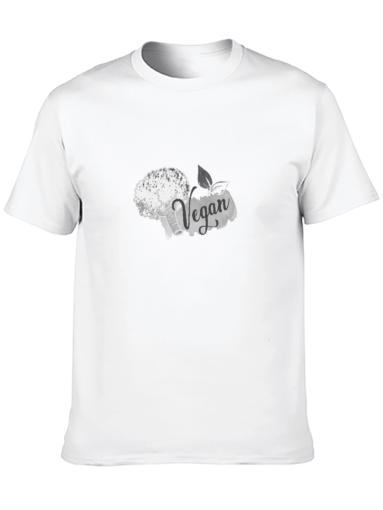 Vegan Cauliflower Graphic Tee - Organic Style
