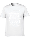 Motivational Black T-Shirt: Taking It Easy