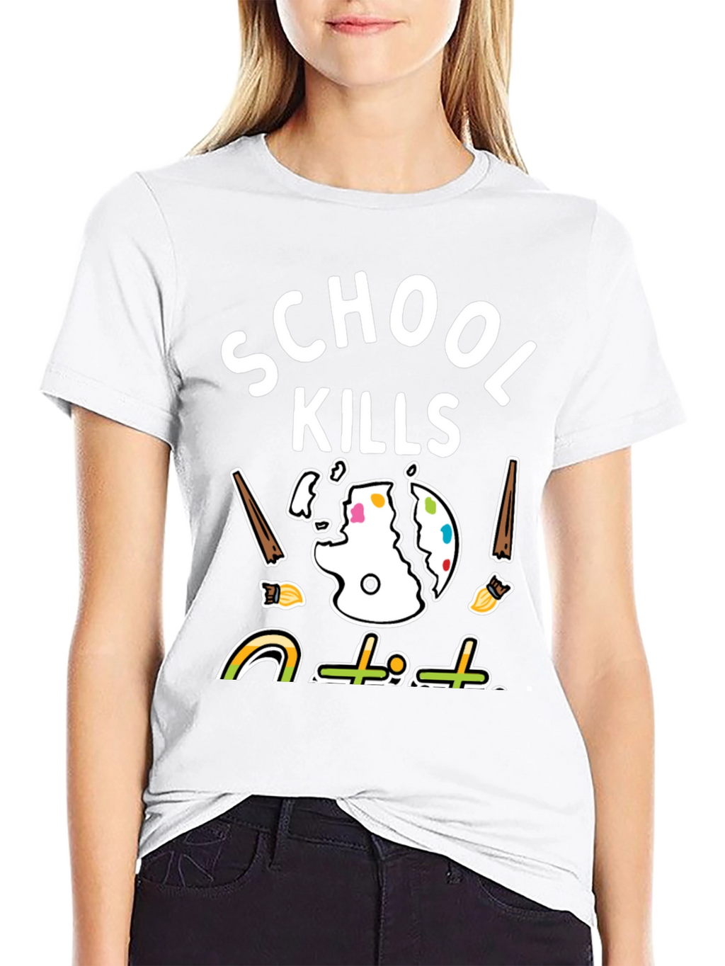 School Kills T-Shirt - Artistic Graphic Tee
