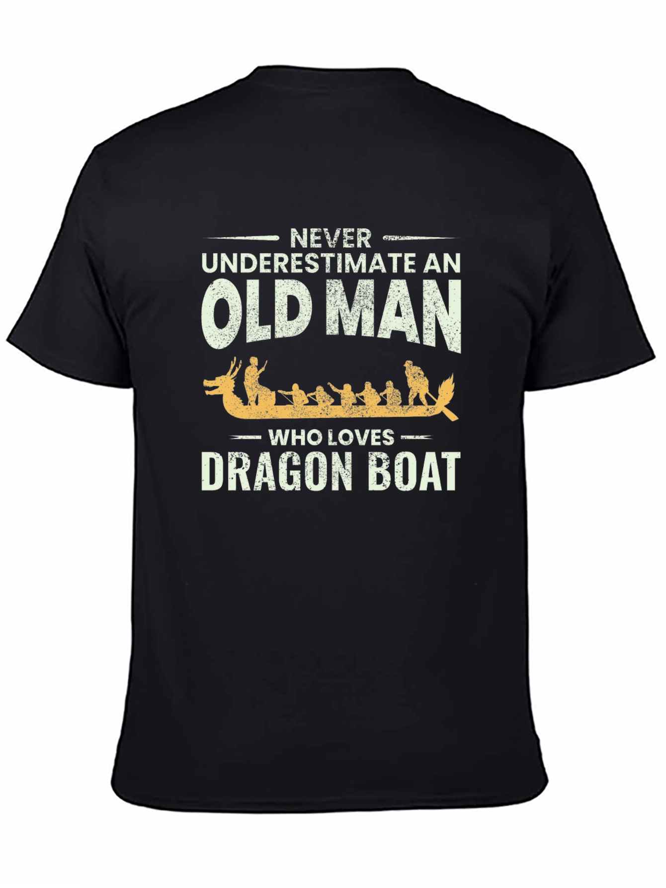 Old Man Dragon Boat T-Shirt