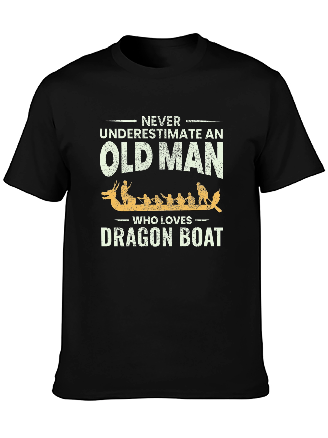 Old Man Dragon Boat T-Shirt