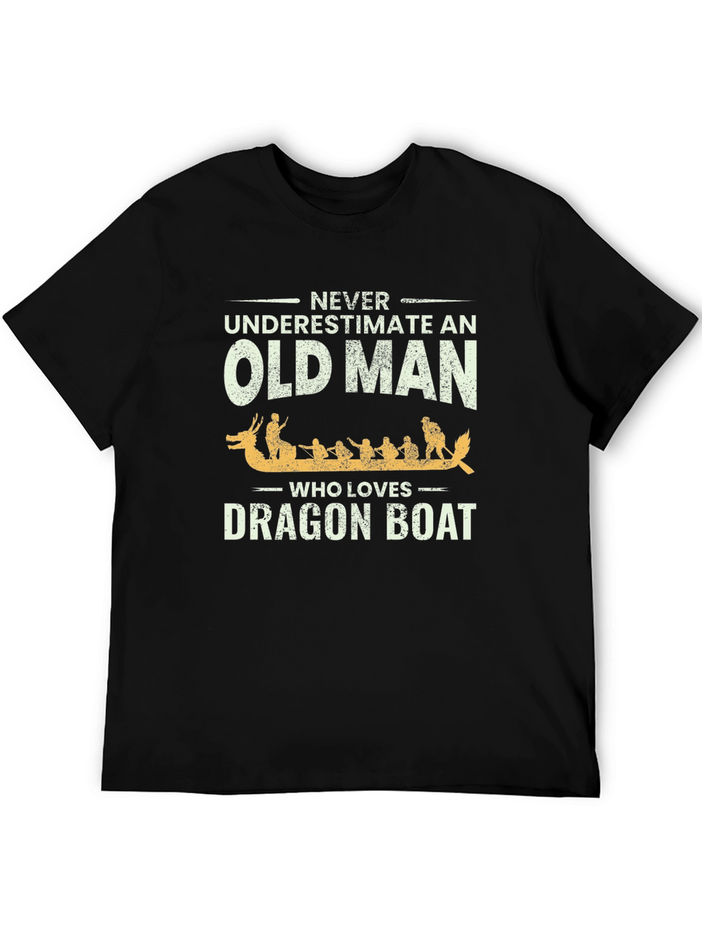Old Man Dragon Boat T-Shirt