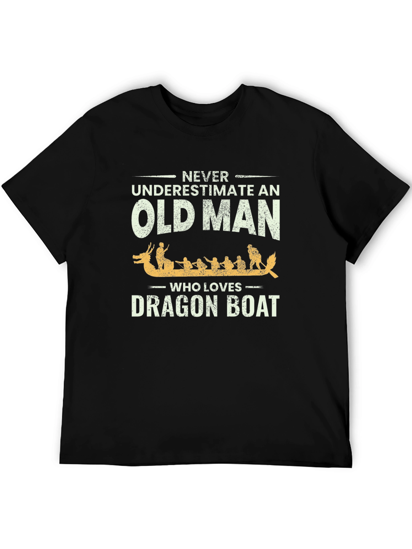 Old Man Dragon Boat T-Shirt