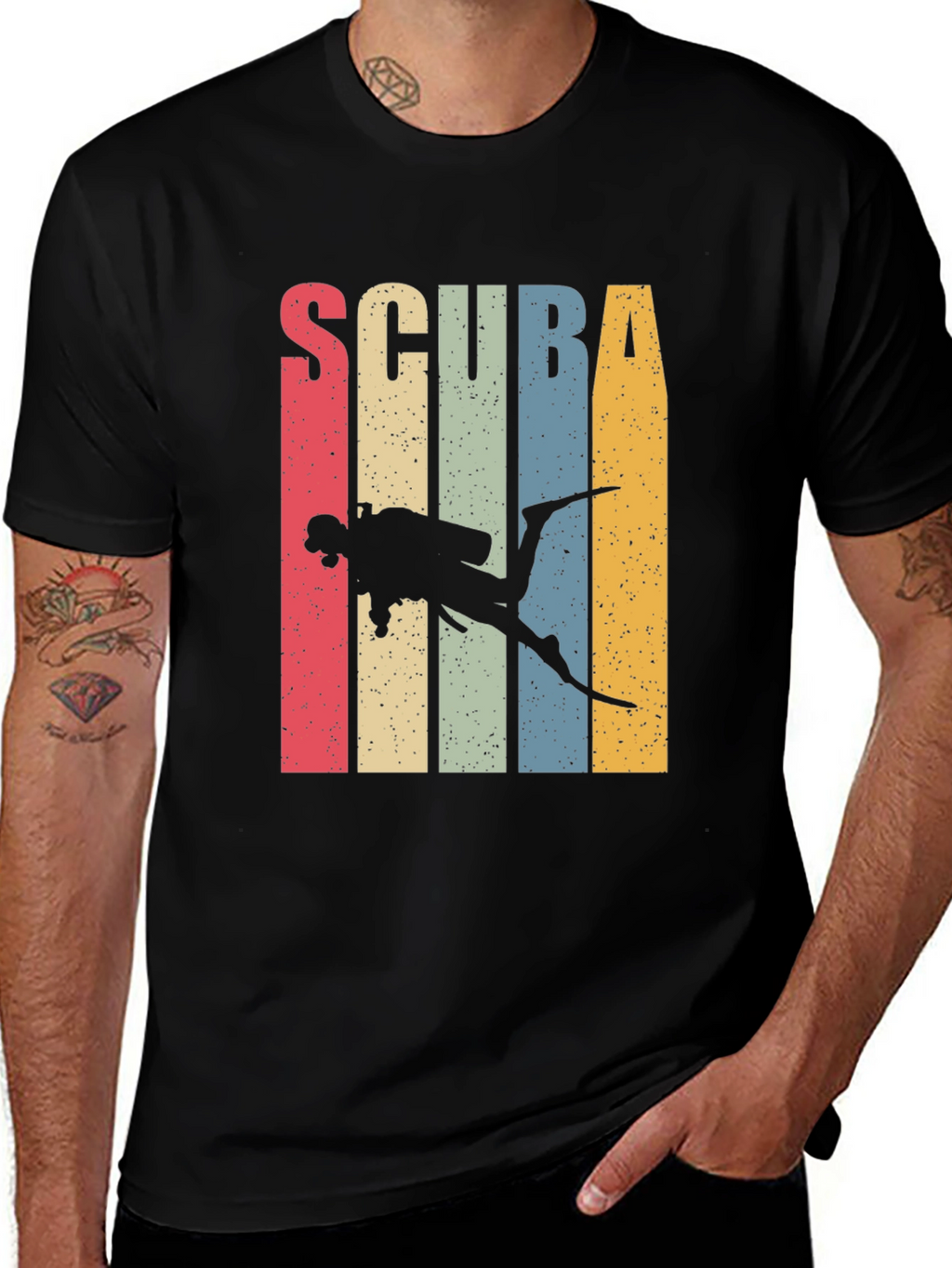 Scuba Diving Retro T-Shirt