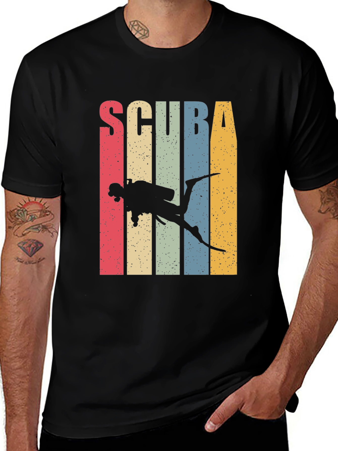 Scuba Diving Retro T-Shirt