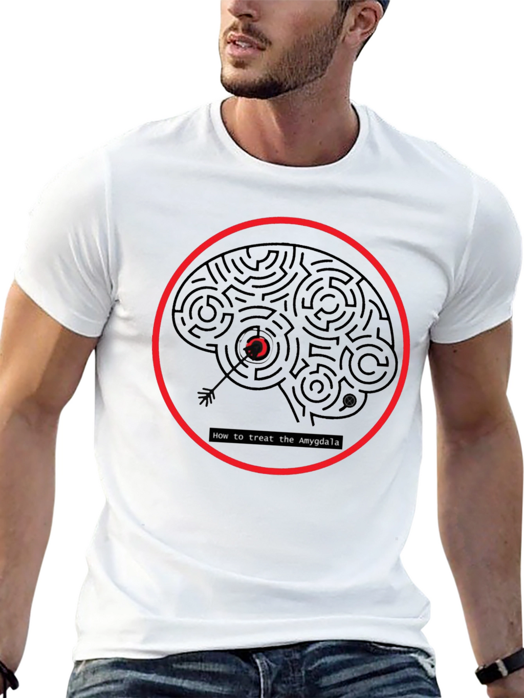 Brain Maze T-Shirt: Amygdala Treatment
