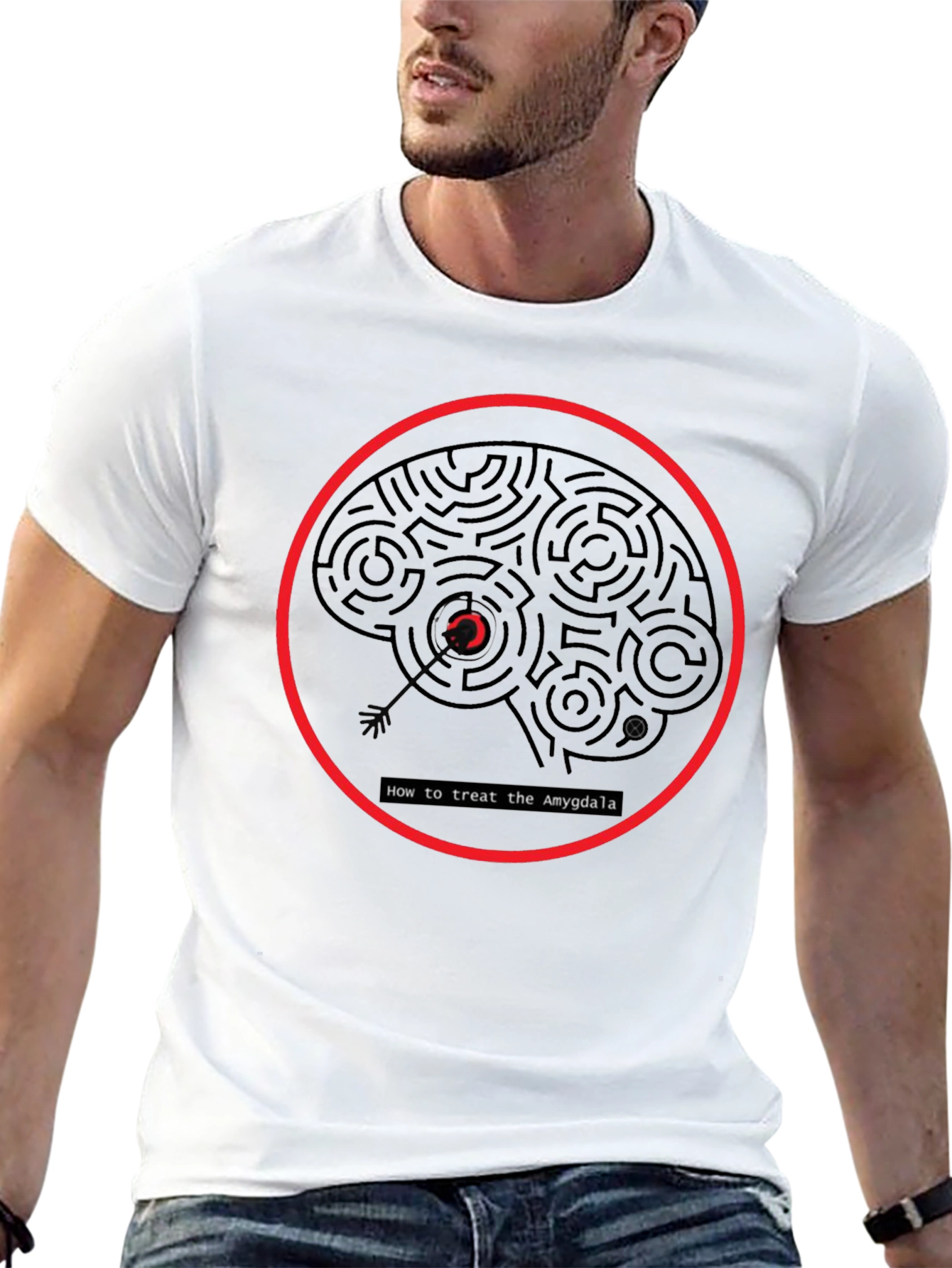 Brain Maze T-Shirt: Amygdala Treatment