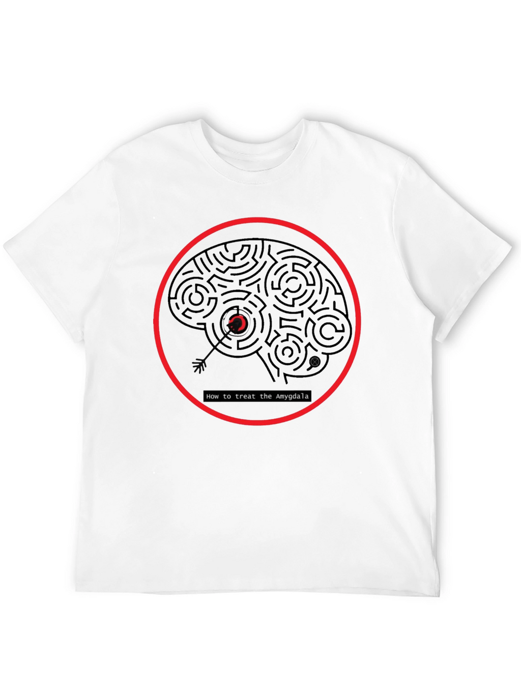 Brain Maze T-Shirt: Amygdala Treatment