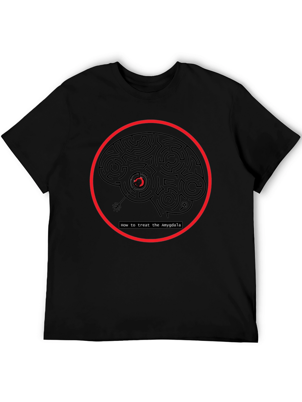 Brain Maze T-Shirt: Amygdala Treatment