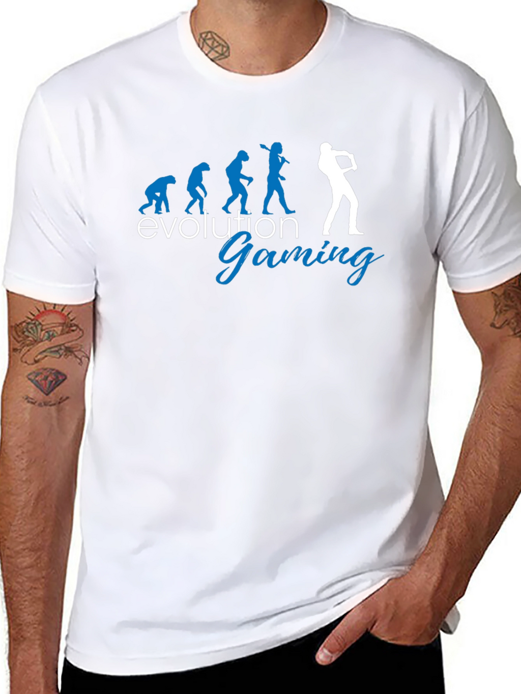 Evolution of Gaming Black T-Shirt