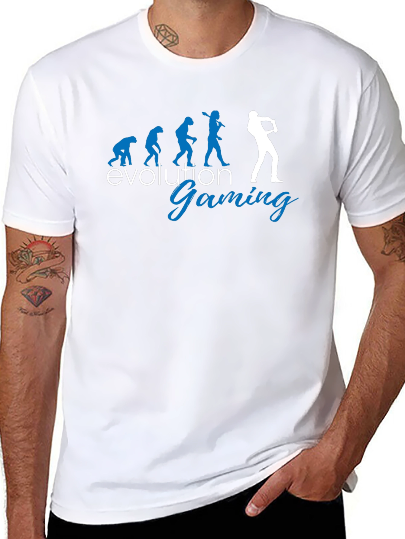 Evolution of Gaming Black T-Shirt