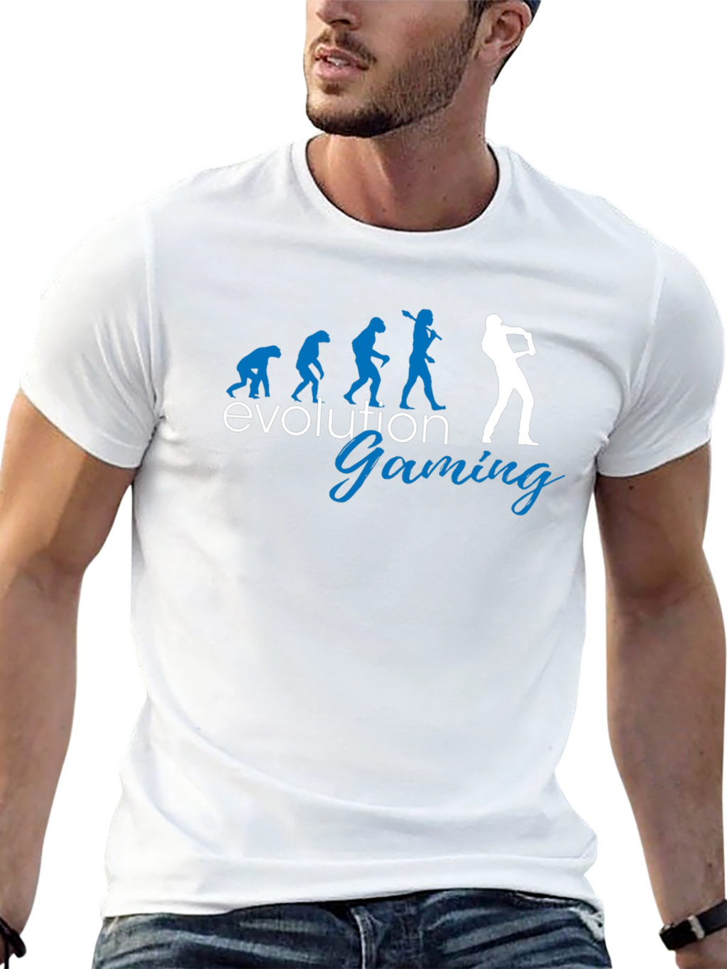 Evolution of Gaming Black T-Shirt