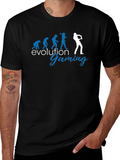 Evolution of Gaming Black T-Shirt