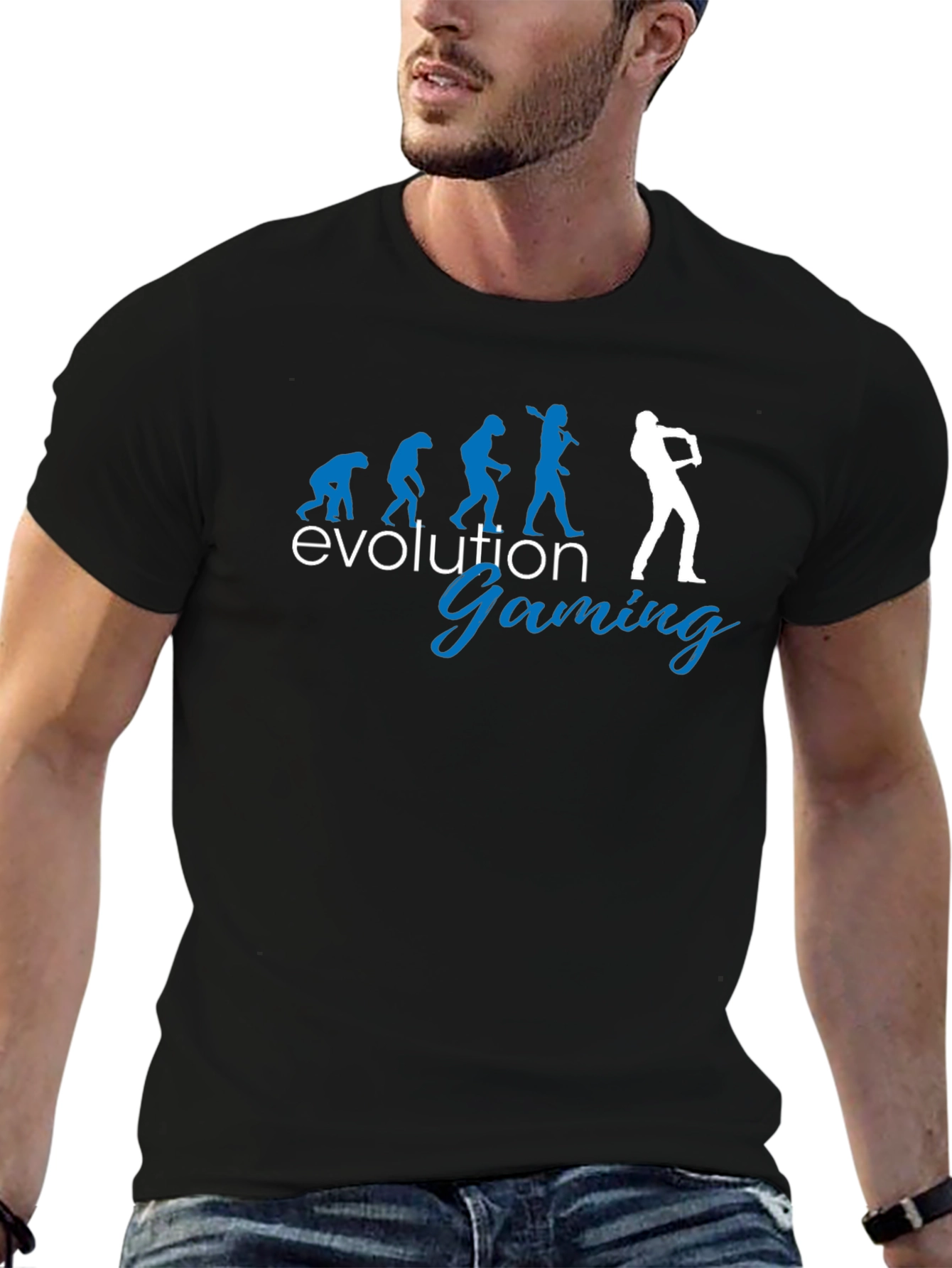 Evolution of Gaming Black T-Shirt