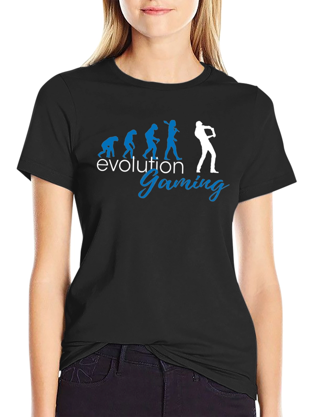 Evolution of Gaming Black T-Shirt