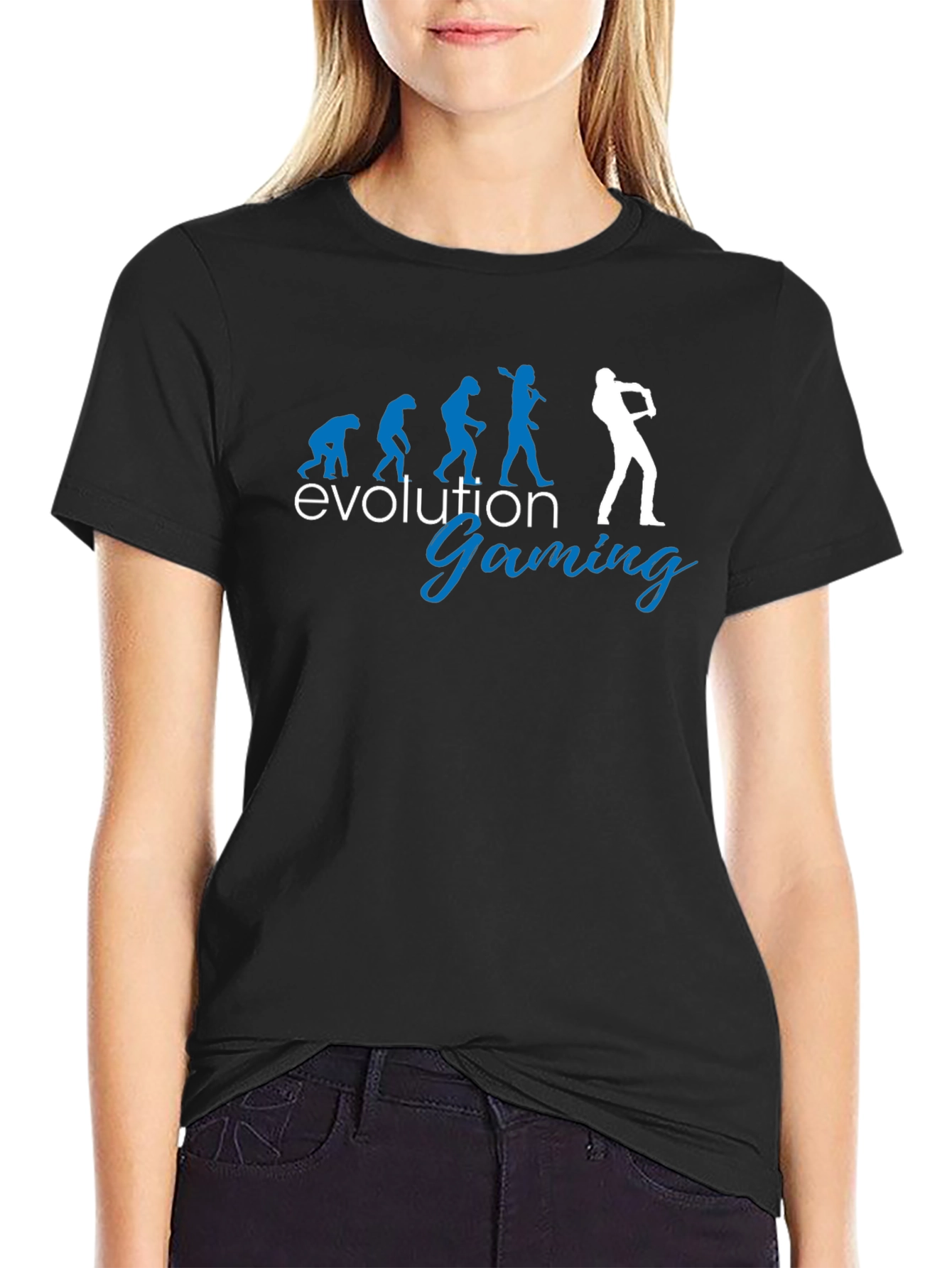Evolution of Gaming Black T-Shirt