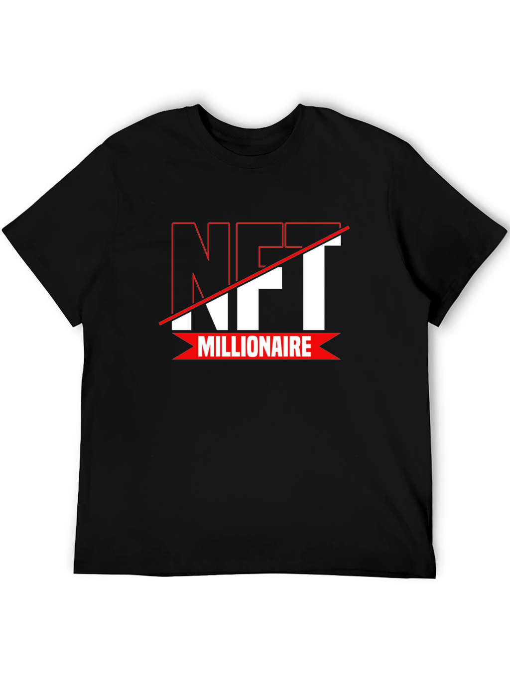 NFT Millionaire Black T-Shirt - Crypto Fashion