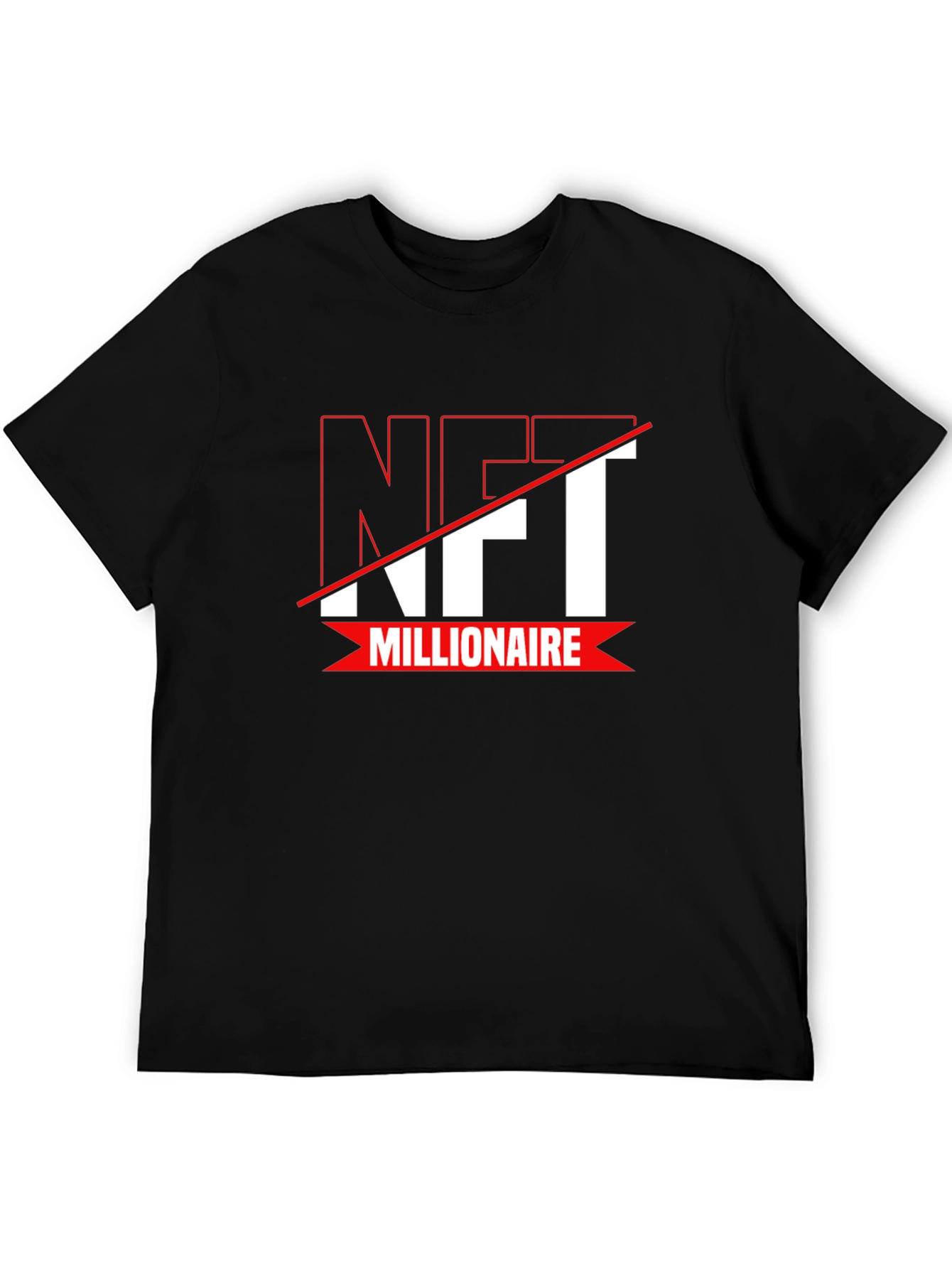 NFT Millionaire Black T-Shirt - Crypto Fashion