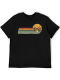 Retro Billiards Sunset Graphic Tee