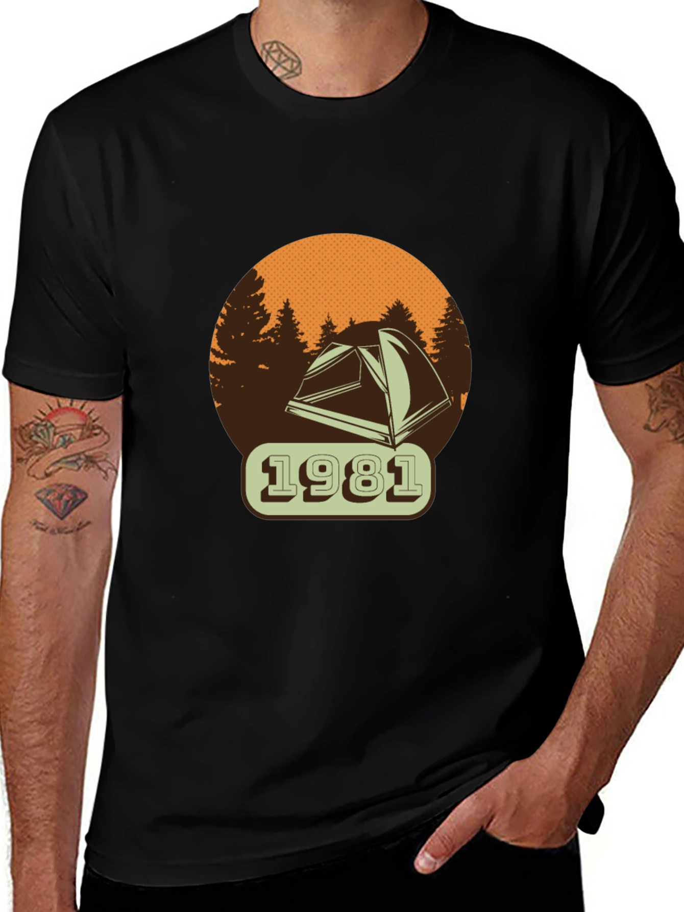 Retro Camping 1981 Graphic Tee