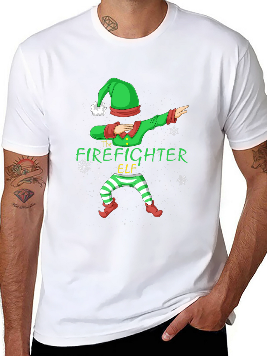 Firefighter Elf T-Shirt