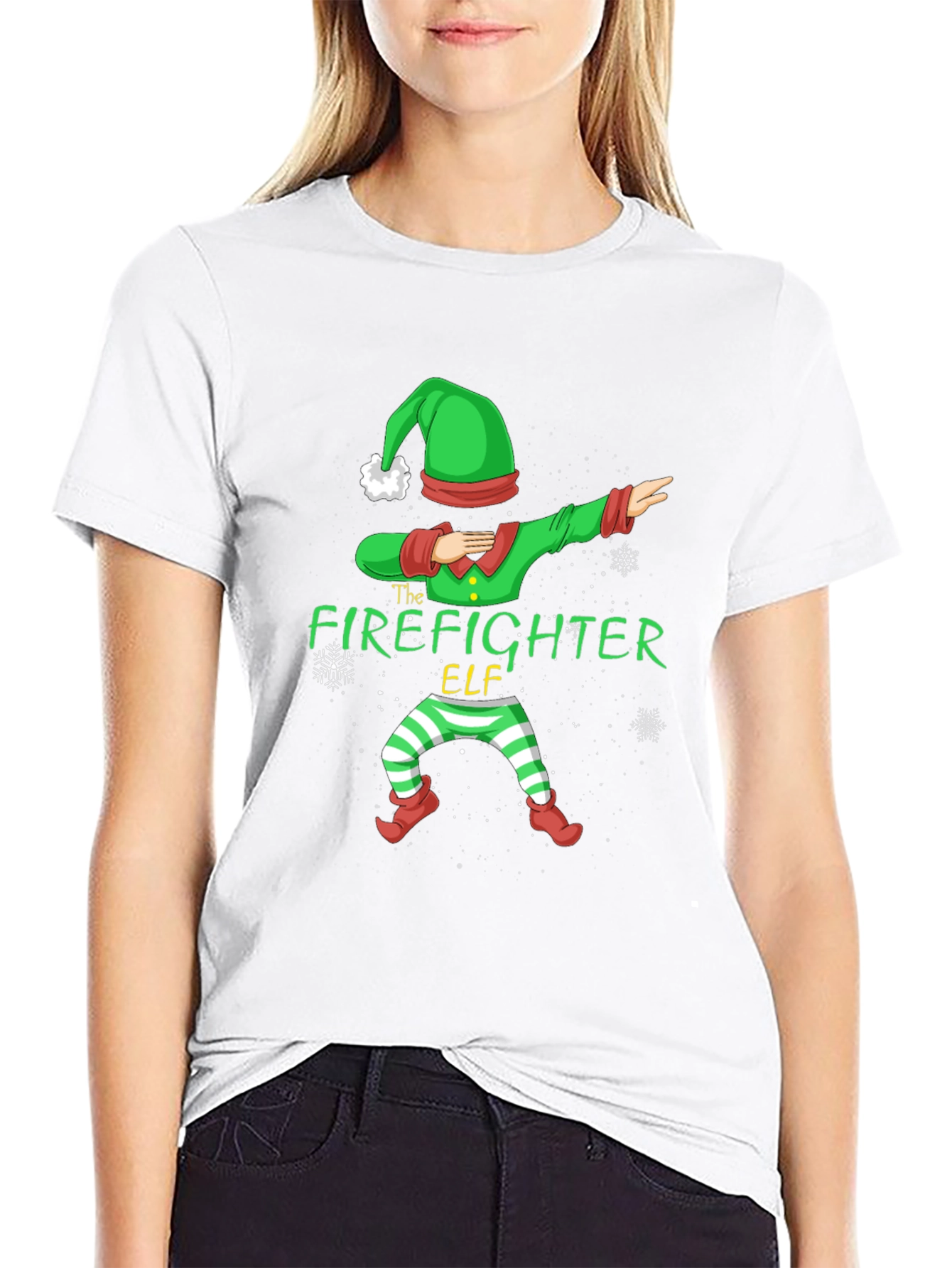 Firefighter Elf T-Shirt