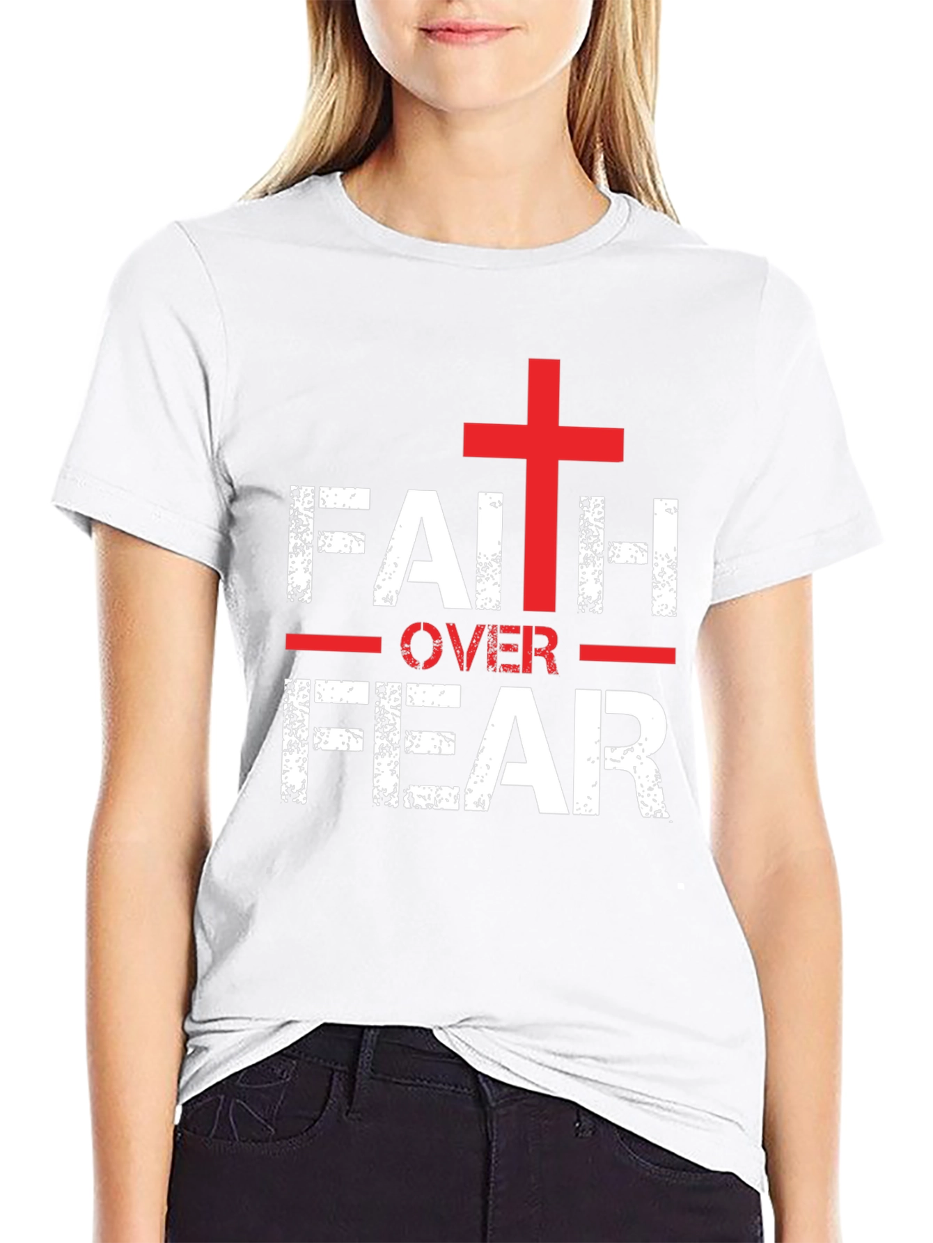 Faith Over Fear Graphic T-Shirt
