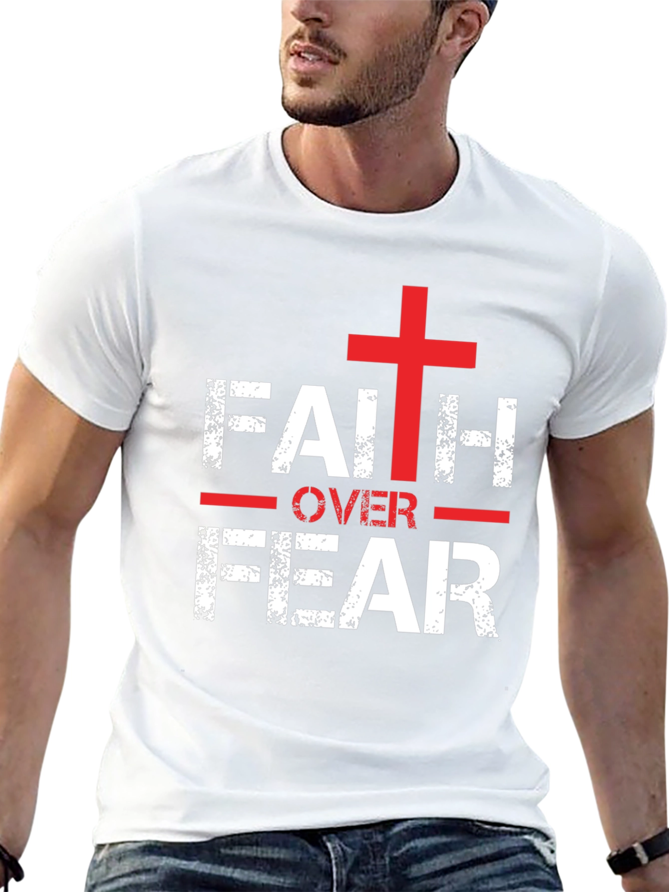Faith Over Fear Graphic T-Shirt