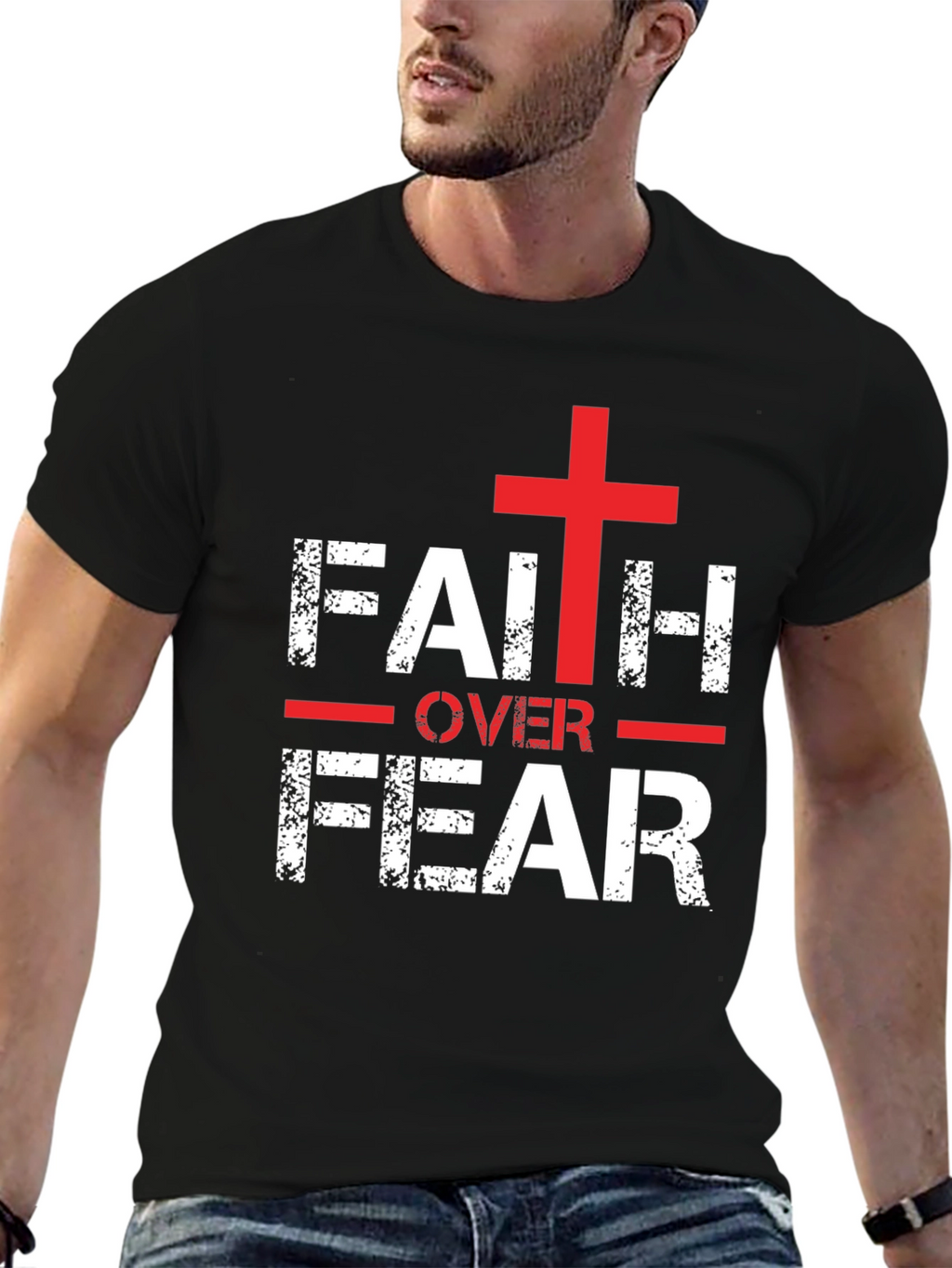 Faith Over Fear Graphic T-Shirt