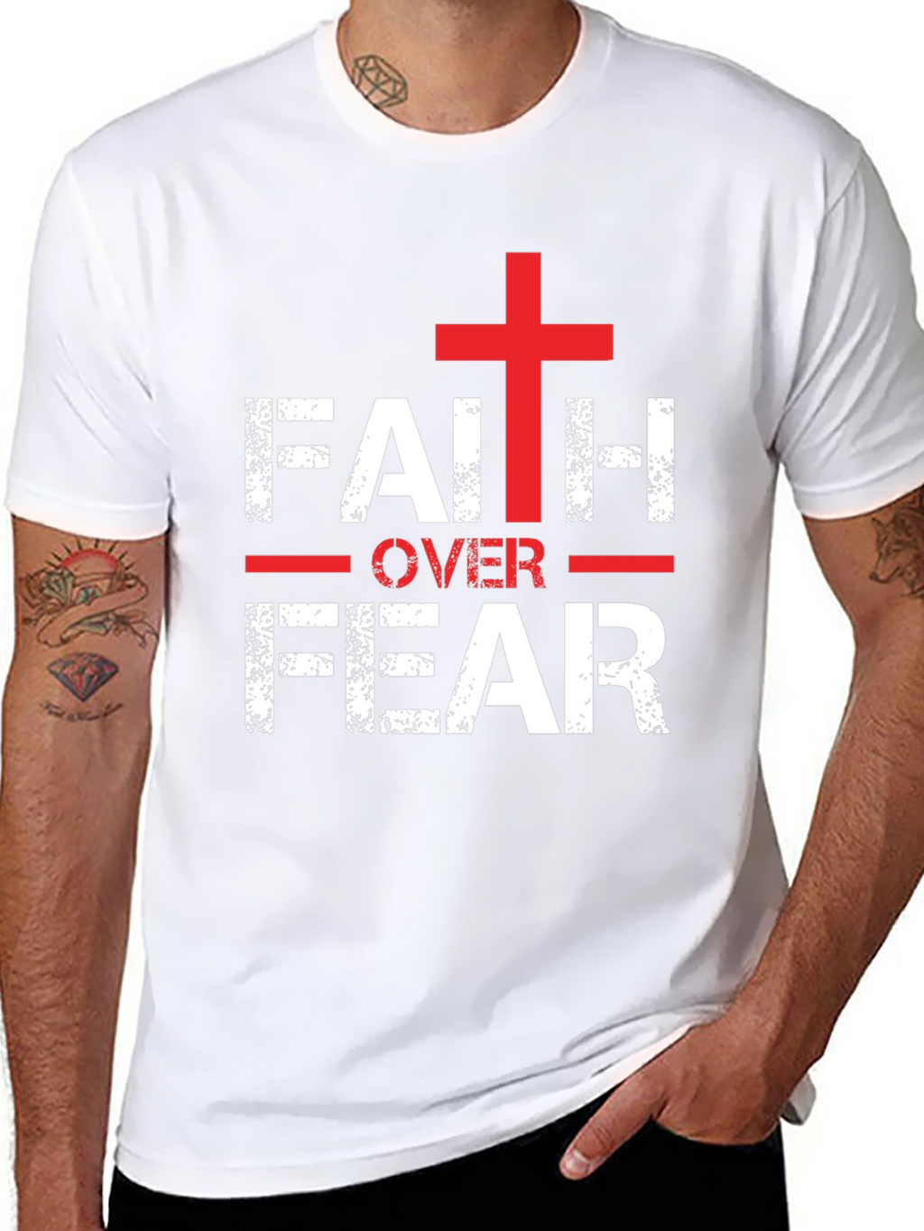 Faith Over Fear Graphic T-Shirt