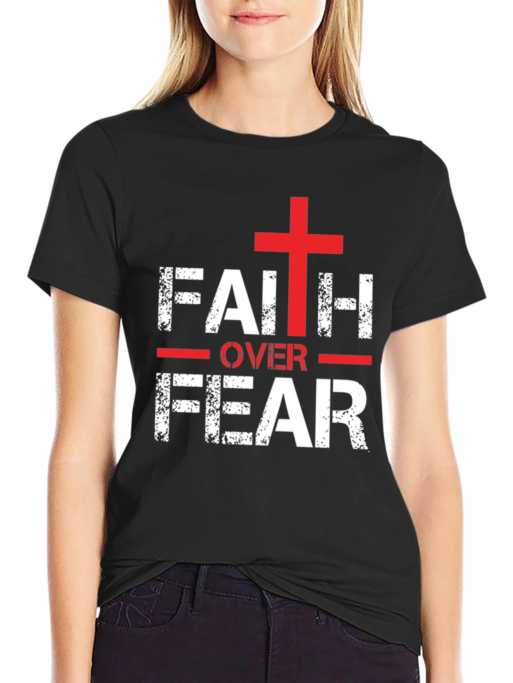 Faith Over Fear Graphic T-Shirt