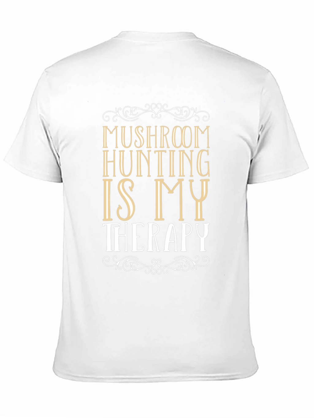 Mushroom Hunting Therapy Graphic T-Shirt