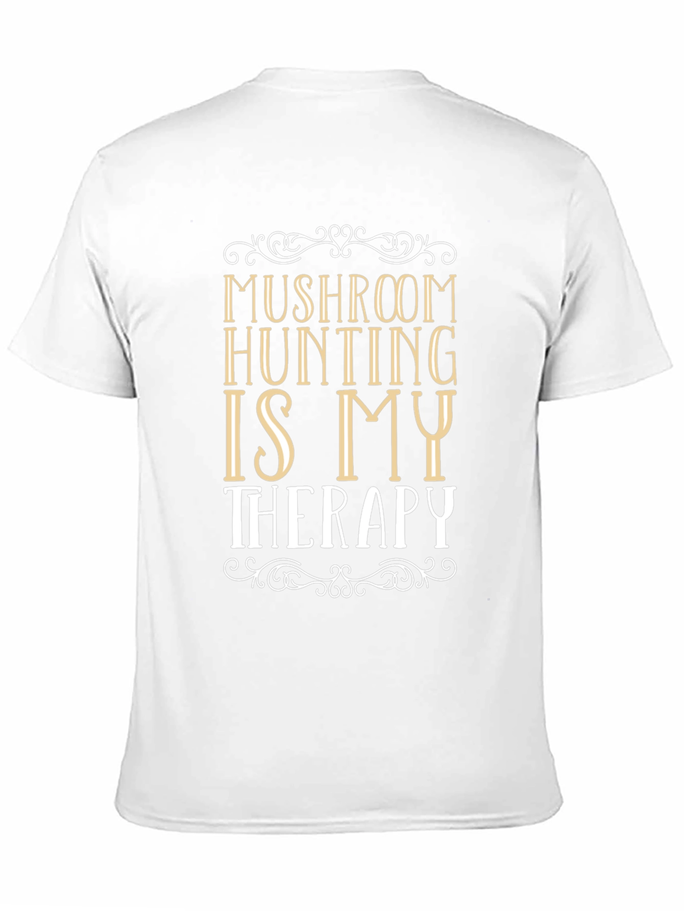 Mushroom Hunting Therapy Graphic T-Shirt