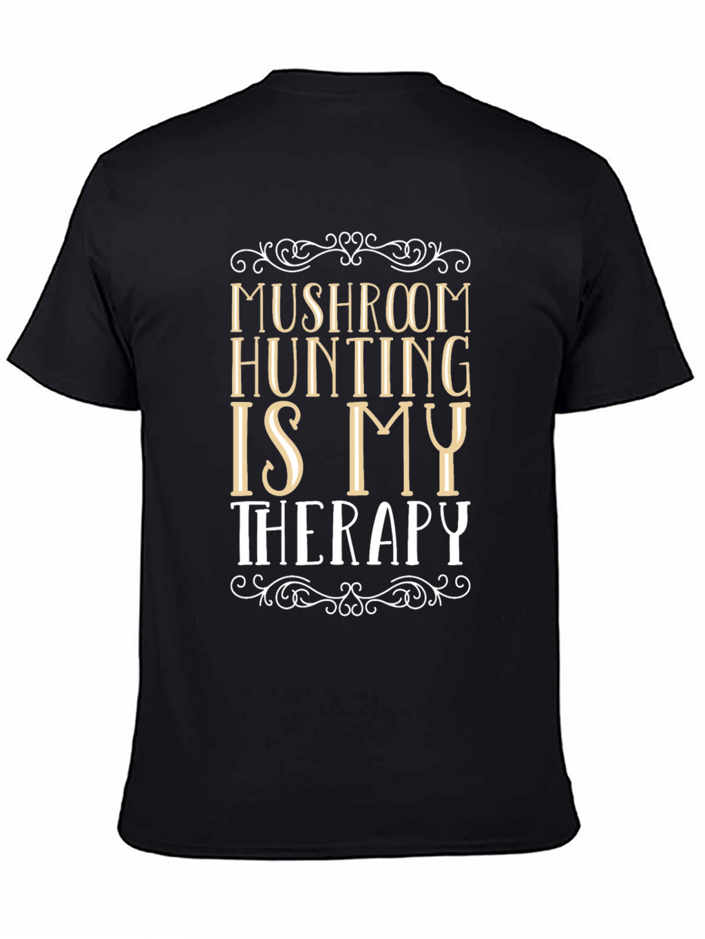 Mushroom Hunting Therapy Graphic T-Shirt