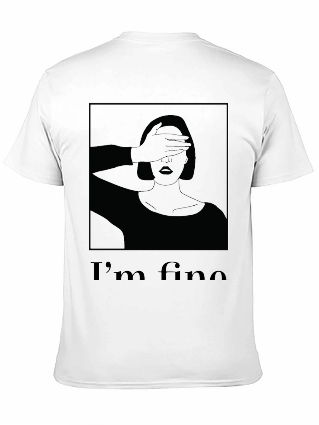 Im Fine Graphic T-Shirt - Black
