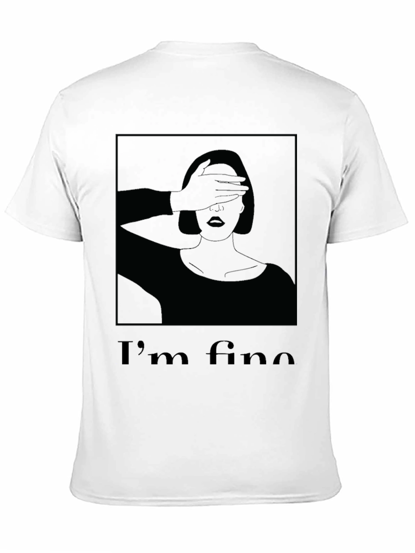 Im Fine Graphic T-Shirt - Black