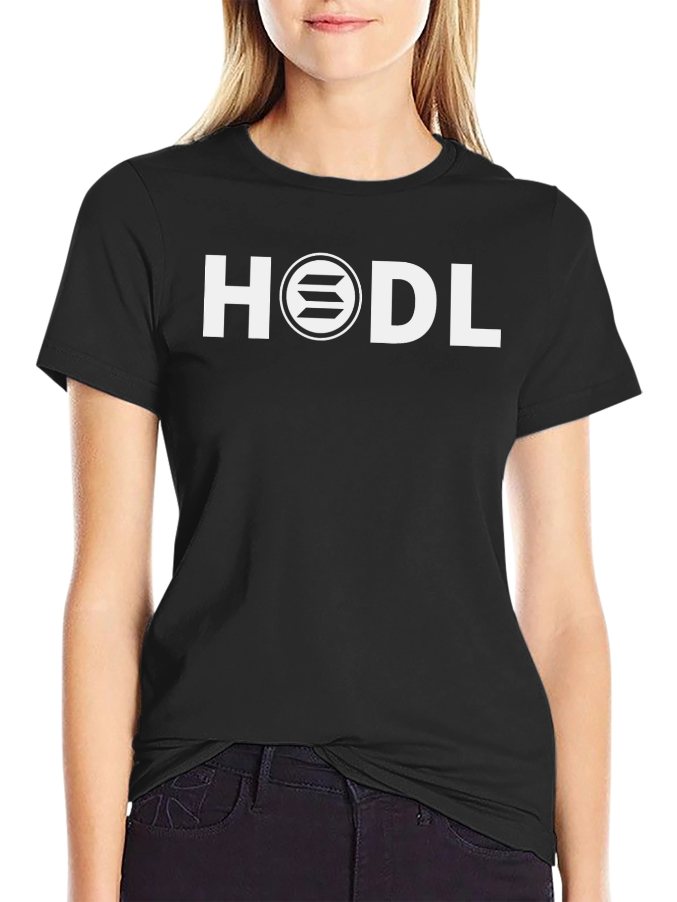 HODL Crypto T-Shirt - Solana Design